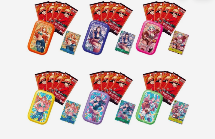 One Piece Card Game Carrying On His Will OP13 Mini Tin Vol.2 TS02 Japanese Set (x6)