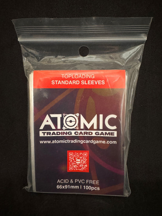 Bundle Atomic - 1 ( 10 standard sleeves , 10 perfect sleeves , 5 top loader )