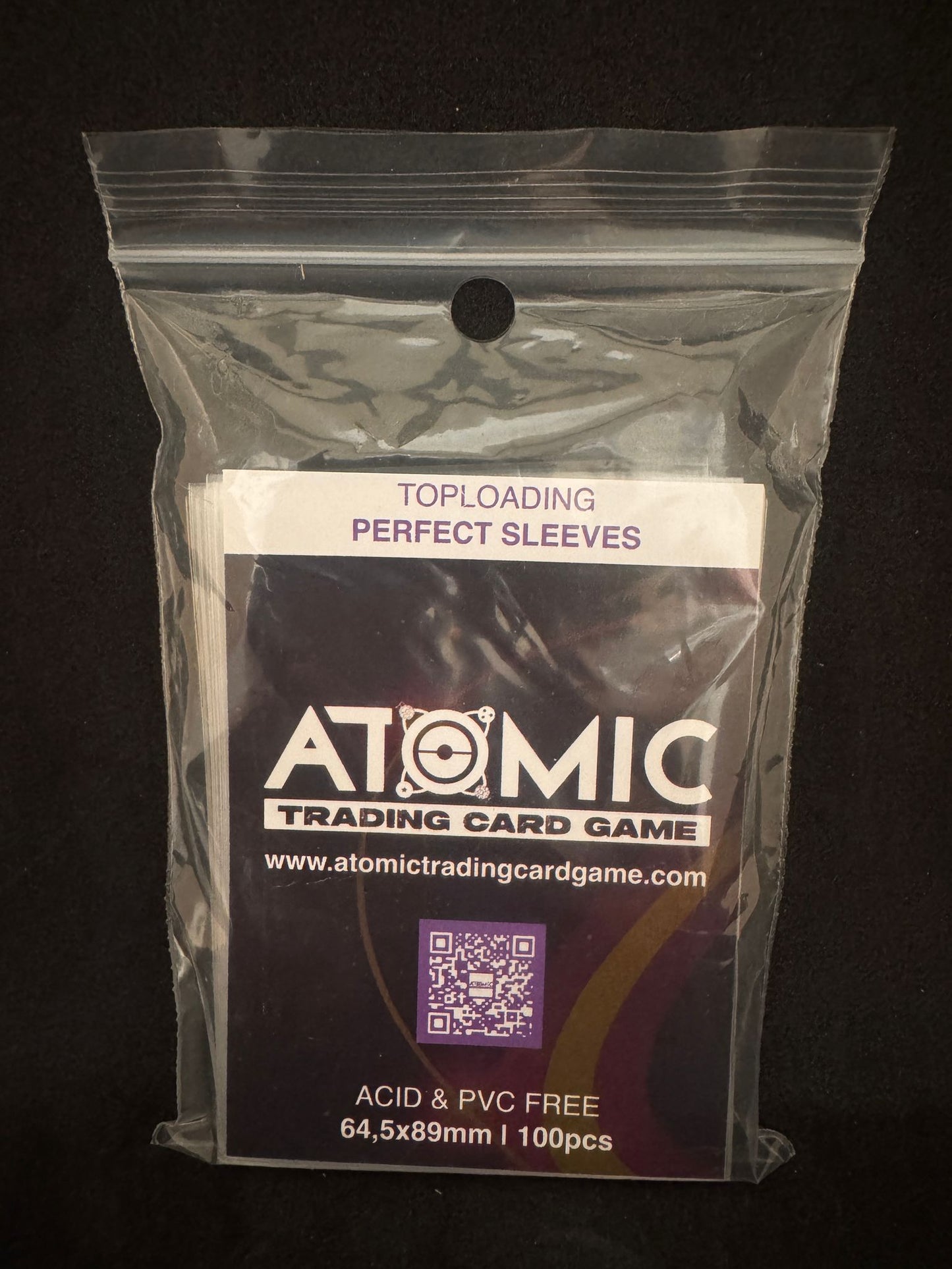 Bundle Atomic - 1 ( 10 standard sleeves , 10 perfect sleeves , 5 top loader )