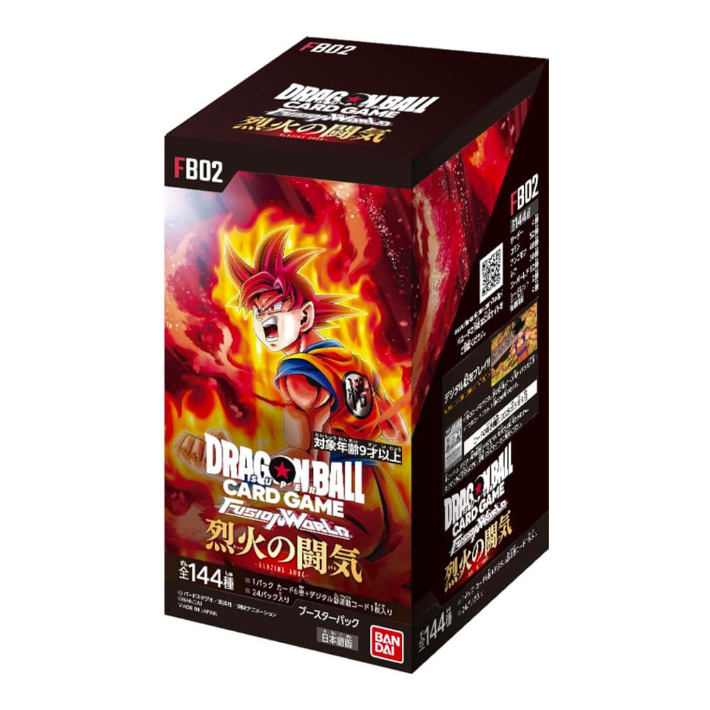 Dragon Ball Super Card Game Fusion World Blazing Aura FB02 Display – 24 Buste (JP)