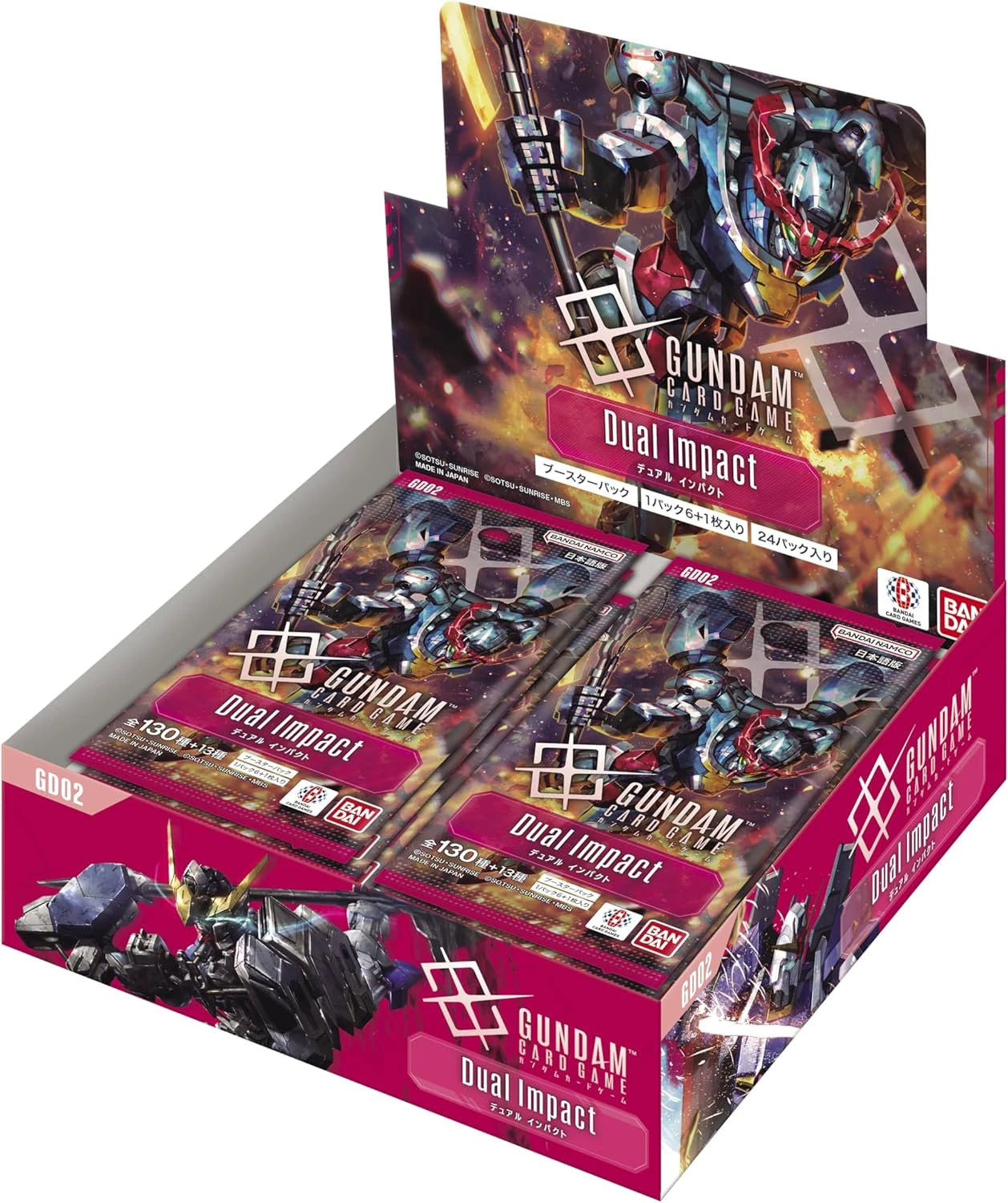 Gundam Card Game Dual Impact GD02 Display – 24 Buste (JP)