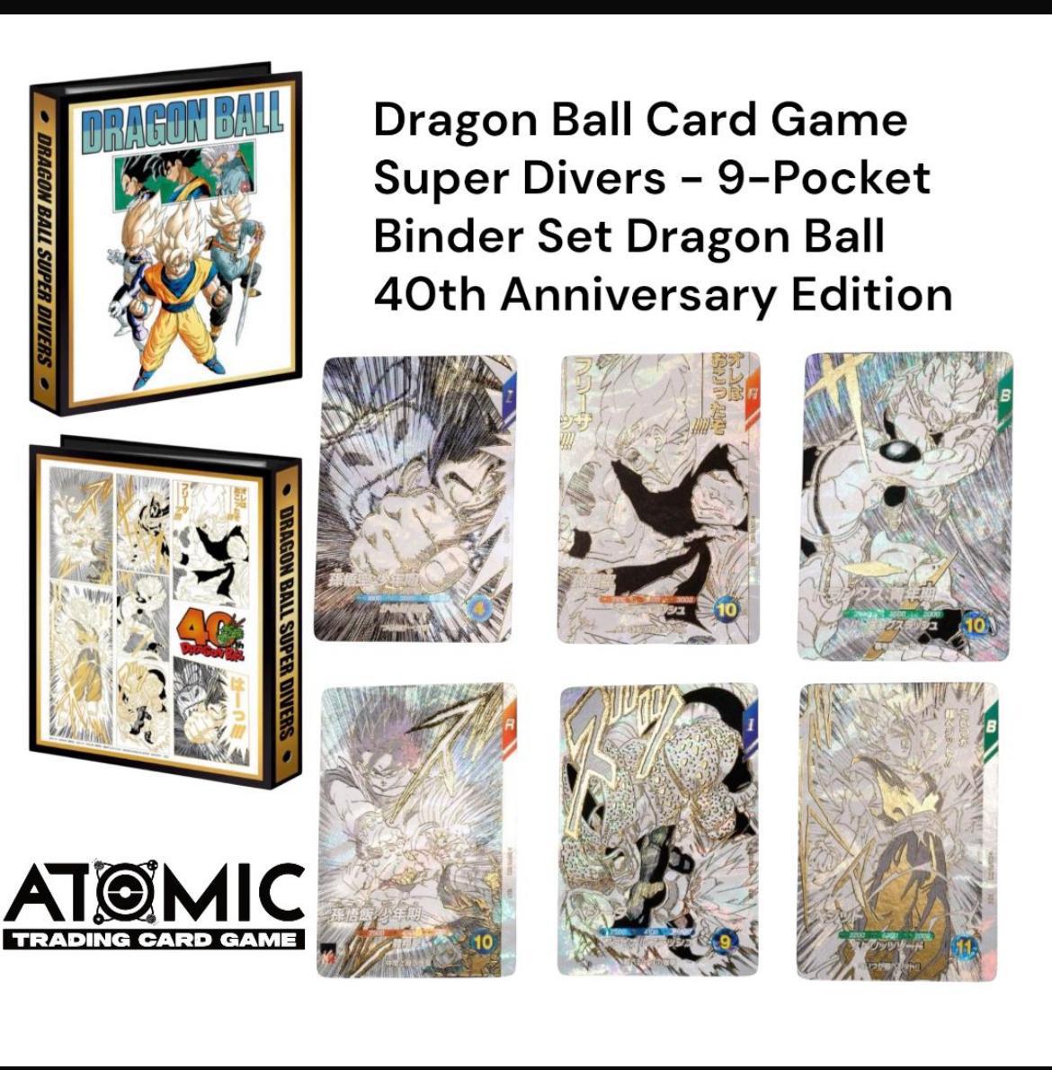 Dragon Ball Card Game Super Drivers Binder Set 40th